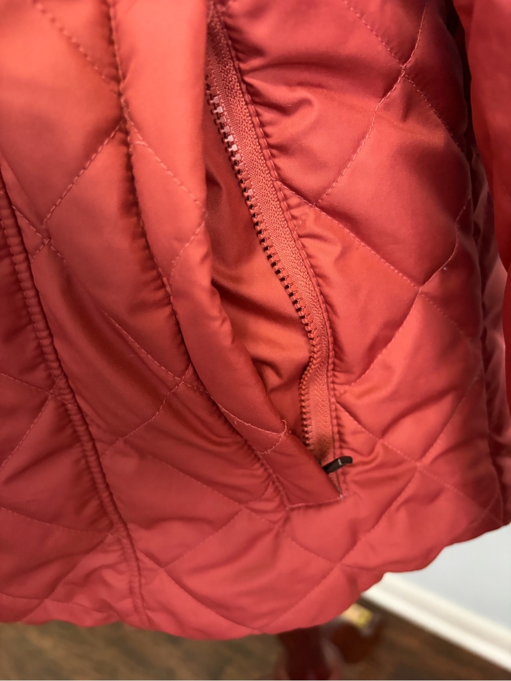 Columbia Quilted Copper Crest Fleece Lined Hooded Jacket - Picture 12 of 14